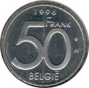 50 Francs - Albert II Dutch text, Belgium, 1994-2001 reverse image