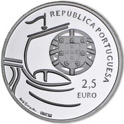 2½ Euros Lisbon University; Silver obverse image