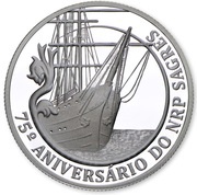2½ Euros Sagres; Silver, Portugal, 2012 reverse image