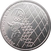 2½ Euros Olympics, Portugal, 2012 reverse image