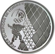 2½ Euros Olympics; Silver, Portugal, 2012 reverse image