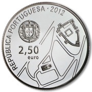 2½ Euros World Heritage - Guimarães; Proof issue obverse image