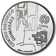 2½ Euros World Heritage - Guimarães; Proof issue, Portugal, 2012 reverse image