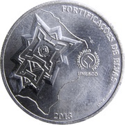 2½ Euros Fortifications of Elvas, Portugal, 2013 reverse image