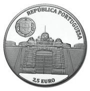 2½ Euros Elvas Fortifications; Proof Issue obverse image