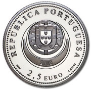 2½ Euros Earrings of Viana do Castelo; gold obverse image