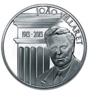 2½ Euros João Villaret; Silver, Portugal, 2013 reverse image