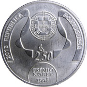 2½ Euros European Writers - José Saramago obverse image