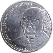 2½ Euros European Writers - José Saramago, Portugal, 2013 reverse image