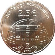 2½ Euros 100 years of submarine Espadarte obverse image