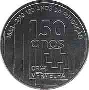 2½ Euros International Red Cross, Portugal, 2013 reverse image