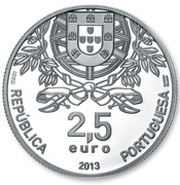 2½ Euros Portuguese Red Cross; Silver obverse image