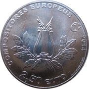 2½ Euros Marcos Portugal, Portugal, 2014 reverse image
