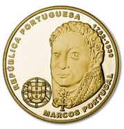 2½ Euros Marcos Portugal; Gold obverse image