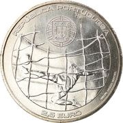 2½ Euros Football World Cup Brazil obverse image