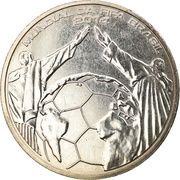 2½ Euros Football World Cup Brazil, Portugal, 2014 reverse image