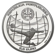 2½ Euros Football World Cup Brazil; Silver obverse image