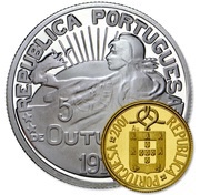 2½ Euros 100th anniversary of republic commemorative coins obverse image
