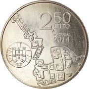 2½ Euros University of Coimbra obverse image