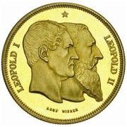 100 Francs 50 Years of Belgium obverse image