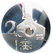 2½ Euros World Heritage - O Fado; Proof issue obverse image