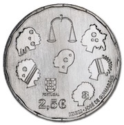 2½ Euros Ombudsman obverse image