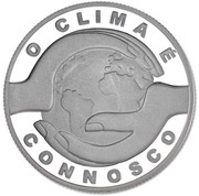 2½ Euros Climate change; Silver, Portugal, 2015 reverse image
