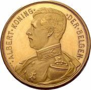 100 Francs - Albert I Dutch text; Pattern Strike obverse image
