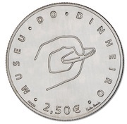 2½ Euros Money museum, Portugal, 2016 reverse image