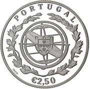 2½ Euros 100th anniversary of Fátima; Silver obverse image