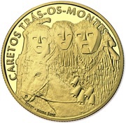 2½ Euro Caretos from Trás-os-Montes; Gold, Portugal, 2017 reverse image