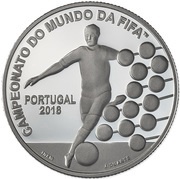 2½ Euros FIFA World Cup Russia 2018; Silver obverse image
