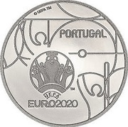 2½ Euros UEFA EURO 2020 obverse image