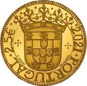 2½ Euros Numismatic Treasures – Escudo of Saint Thomas obverse image