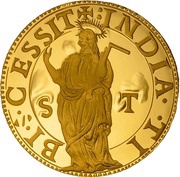 2½ Euros Numismatic Treasures – Escudo of Saint Thomas reverse image