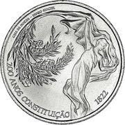 2½ Euros 200 Years of the Constitution of 1822, Portugal, 2022 reverse image