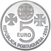 5 Euros World Heritage - Convent of Christ; Proof issue obverse image