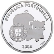 5 Euros World Heritage - Évora; Proof issue obverse image