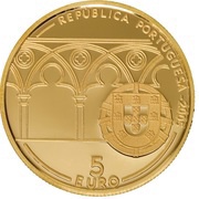 5 Euros Pope John XXI; Gold obverse image
