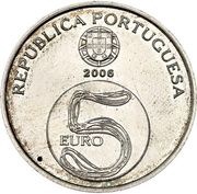5 Euros World Heritage - Monastery of Alcobaça obverse image
