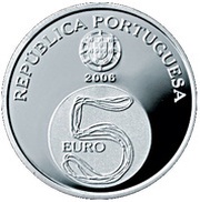 5 Euros World Heritage - Alcobaça Monastery; Proof issue obverse image