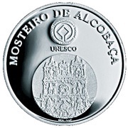 5 Euros World Heritage - Alcobaça Monastery; Proof issue reverse image