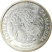 5 Euros World Heritage - Laurisilva of Macaronesia, Portugal, 2007 reverse image