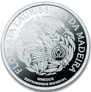 5 Euros World Heritage - Laurissilva of Macaronesia; Proof issue, Portugal, 2007 reverse image