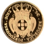 5 Euros Numismatic Treasures - A Peça de D. João V; gold obverse image