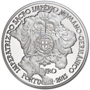 5 Euros Isabella of Portugal; Silver obverse image