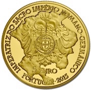 5 Euros Isabella of Portugal; Gold obverse image