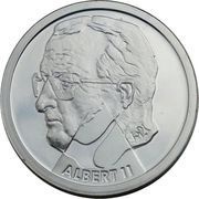 200 Francs - Albert II French text; The Universe, Belgium, 2000 reverse image