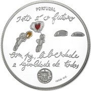 5 Euros The youth and the future; Silver obverse image
