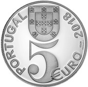 5 Euro 100 years of the armistice; Silver obverse image